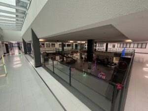 image of atrium space at lazerte high school